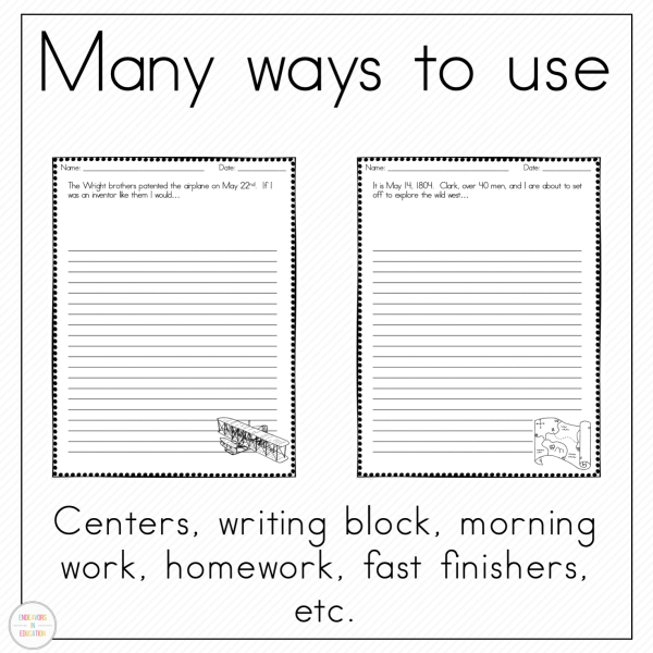 May Story Starters Finish the Story Writing Prompts - Made By Teachers