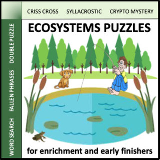 Ecosystems Puzzles - science activities for early finishers