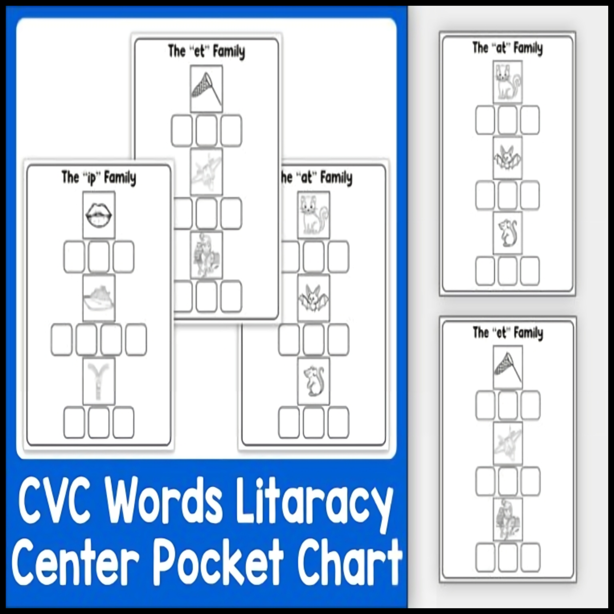 International Day Of Families - CVC Word Family Activities for Kinder