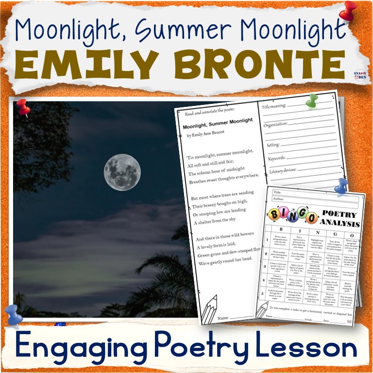 Summer Poem Lesson - Summer School Poetry Analysis Activities and Worksheets