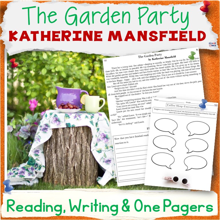 Summer School Short Story, The Garden Party by Katherine Mansfield Summer Lesson