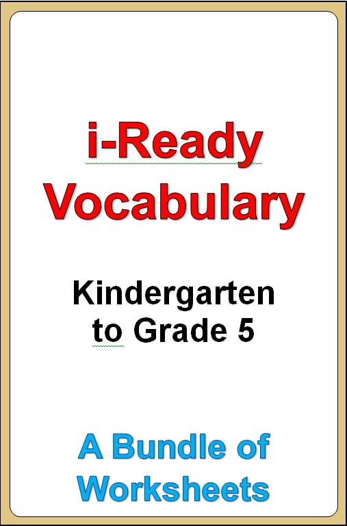 i-Ready Vocabulary (2024 version): Bundle of Worksheets
