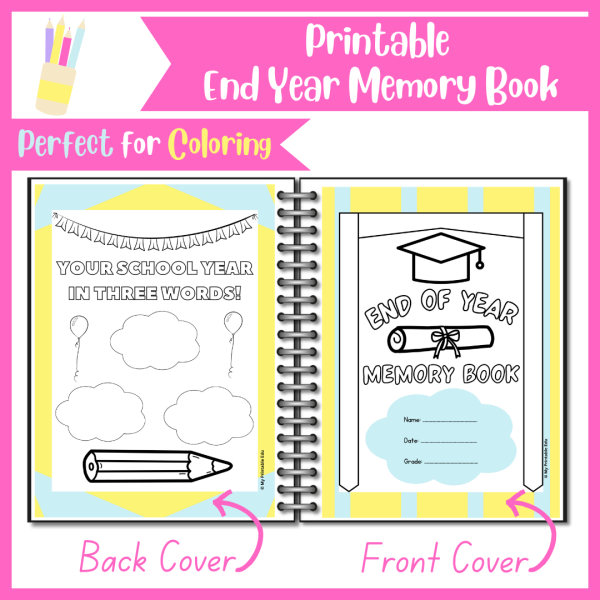 End of Year Memory Book/ End of the Year Activities/ Last Days of ...
