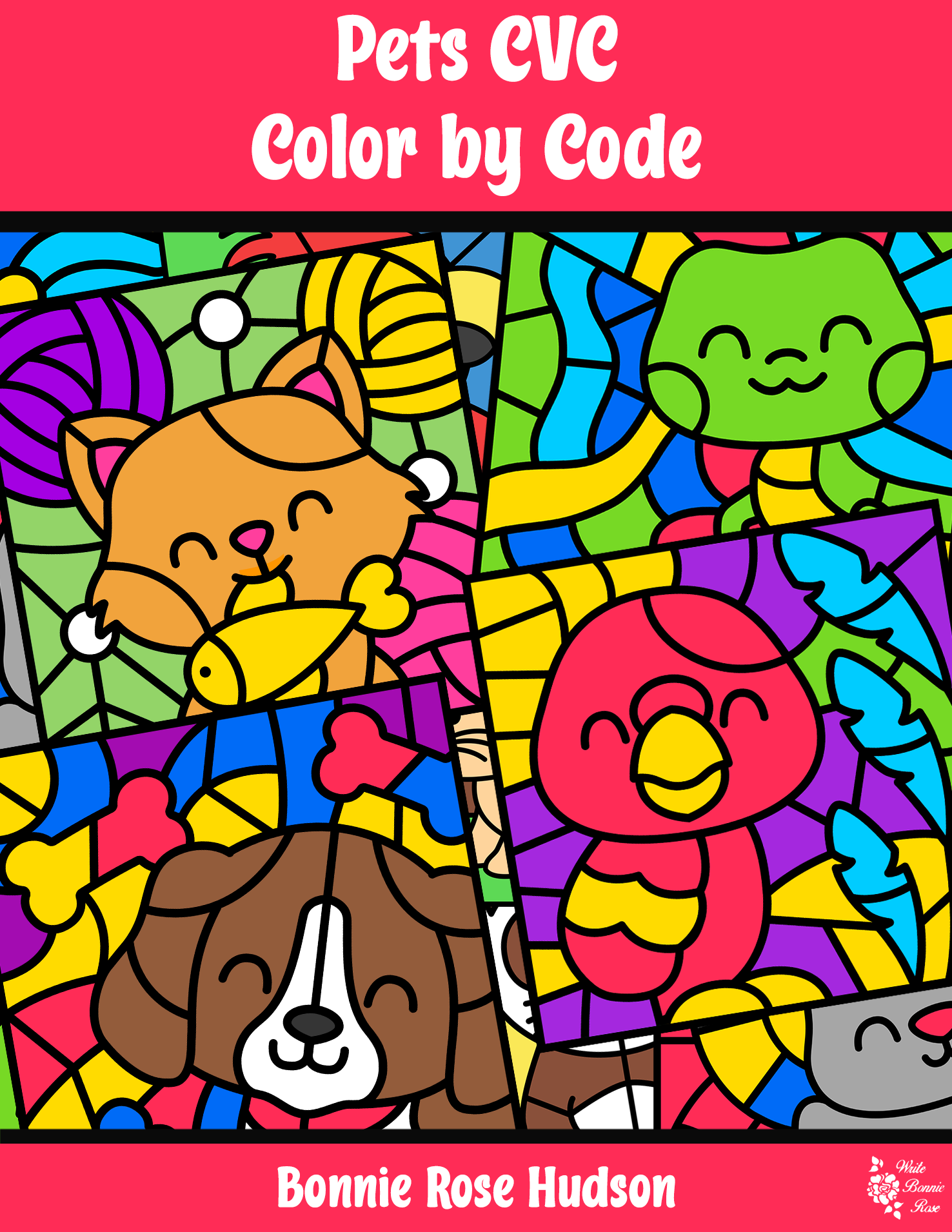 Pets CVC Color by Code