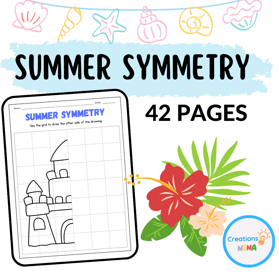 Summer Symmetry Worksheets