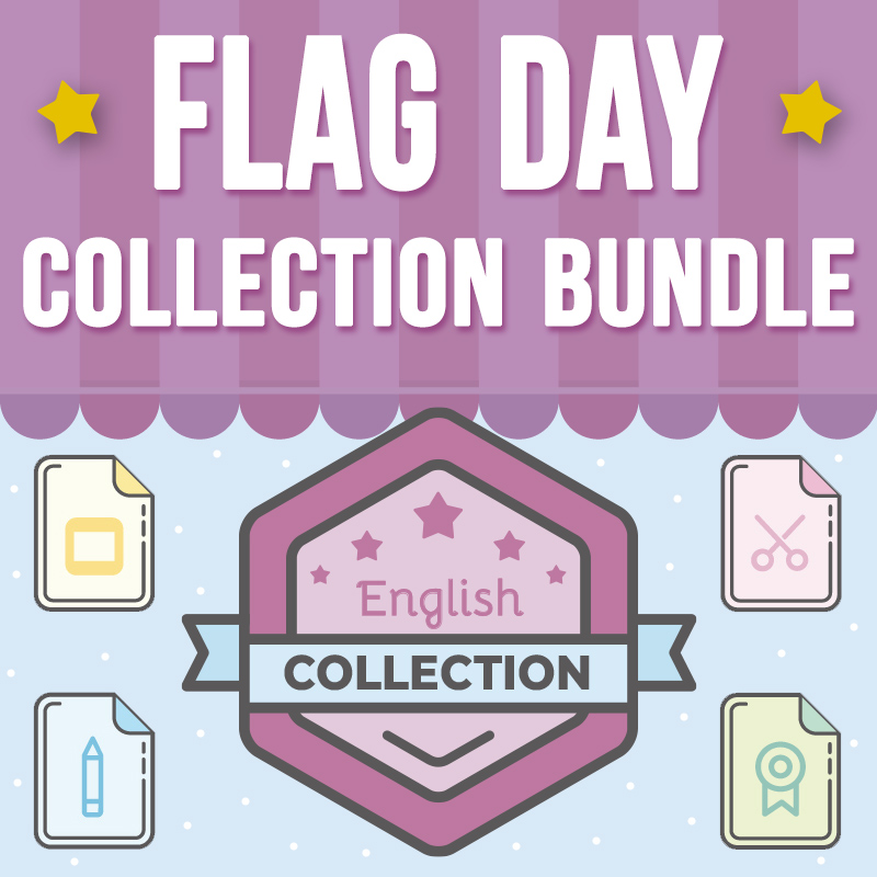 Flag Day Collection BUNDLE | PPT, Craft, Writing Activity, and Google Slides