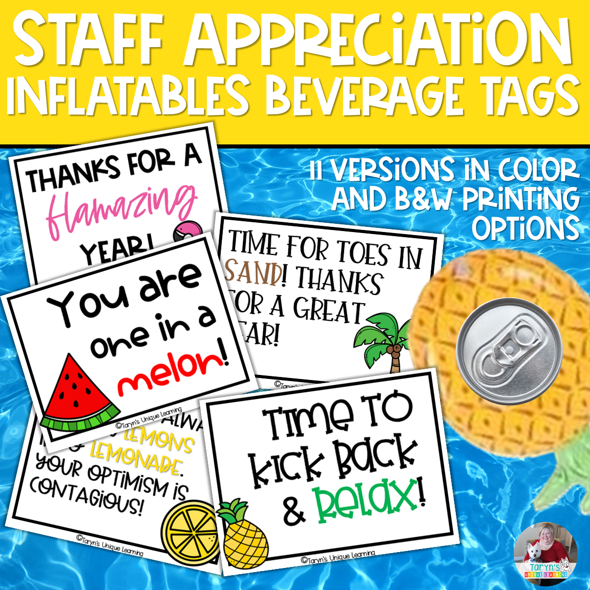 Staff Morale | Staff Appreciation | End of Year Gift Tags and Idea