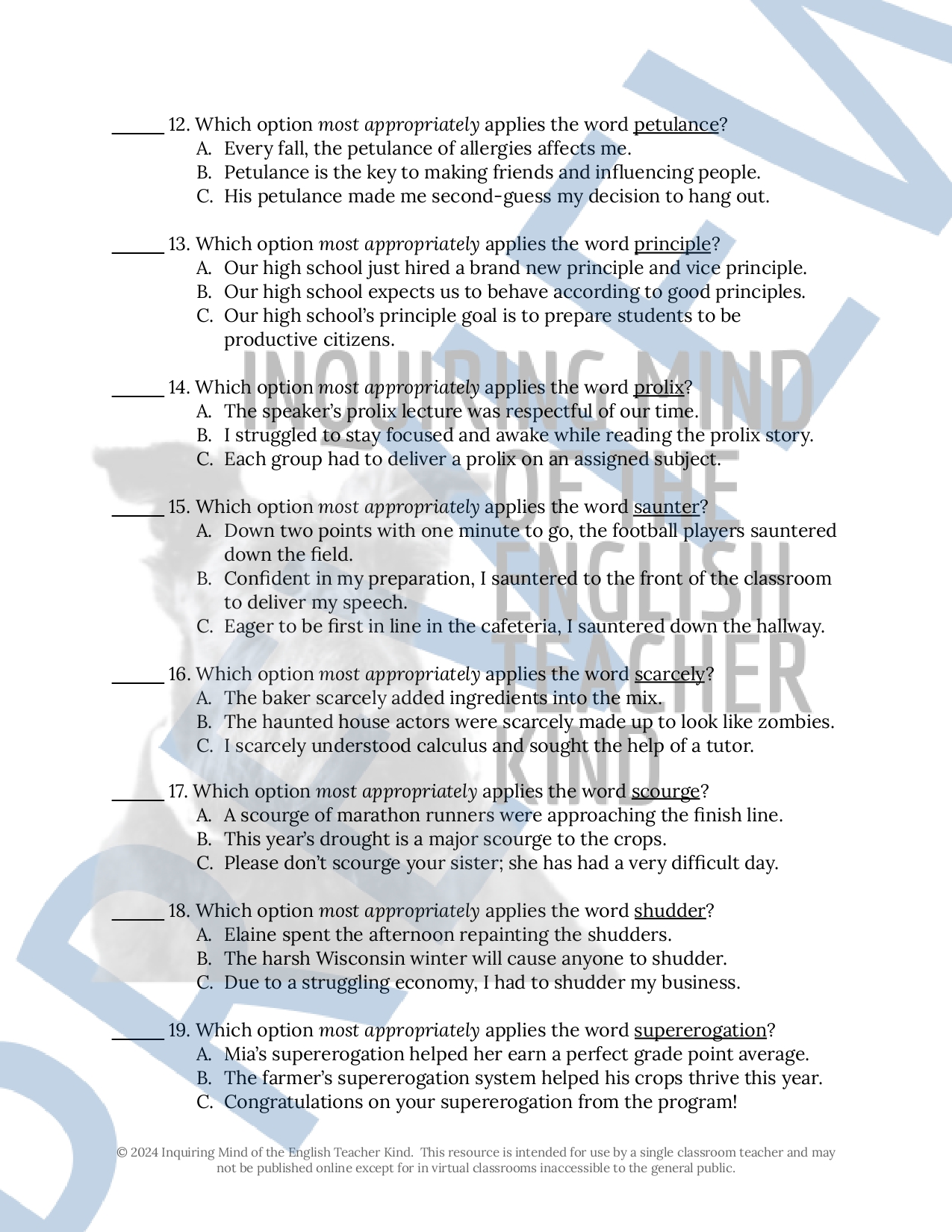 "The Imp of the Perverse" Quiz, Close Reading, and Vocabulary Games ...