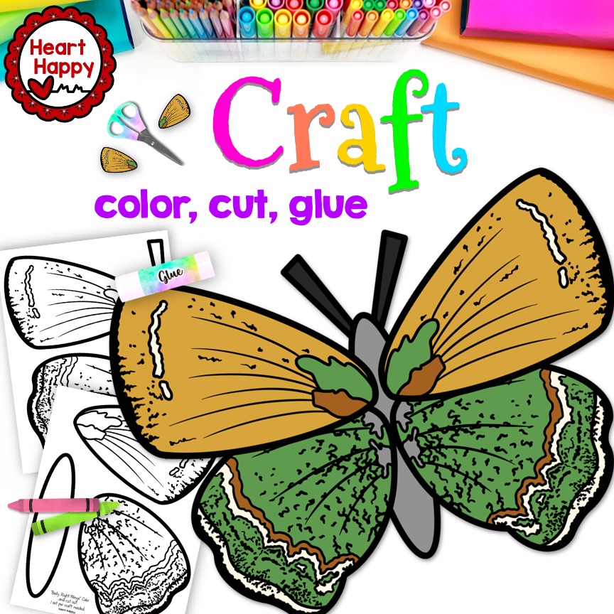 Butterfly Craft | Spring | Sandia Hairstreak | New Mexico State Symbols