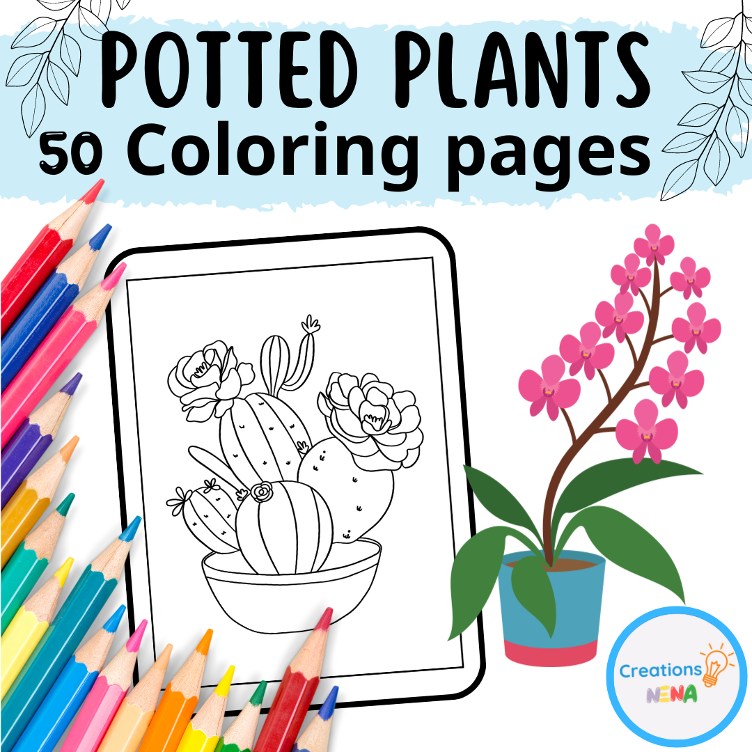 House Plants Coloring Pages