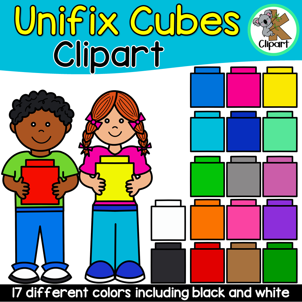 Unifix Cubes Math Clipart