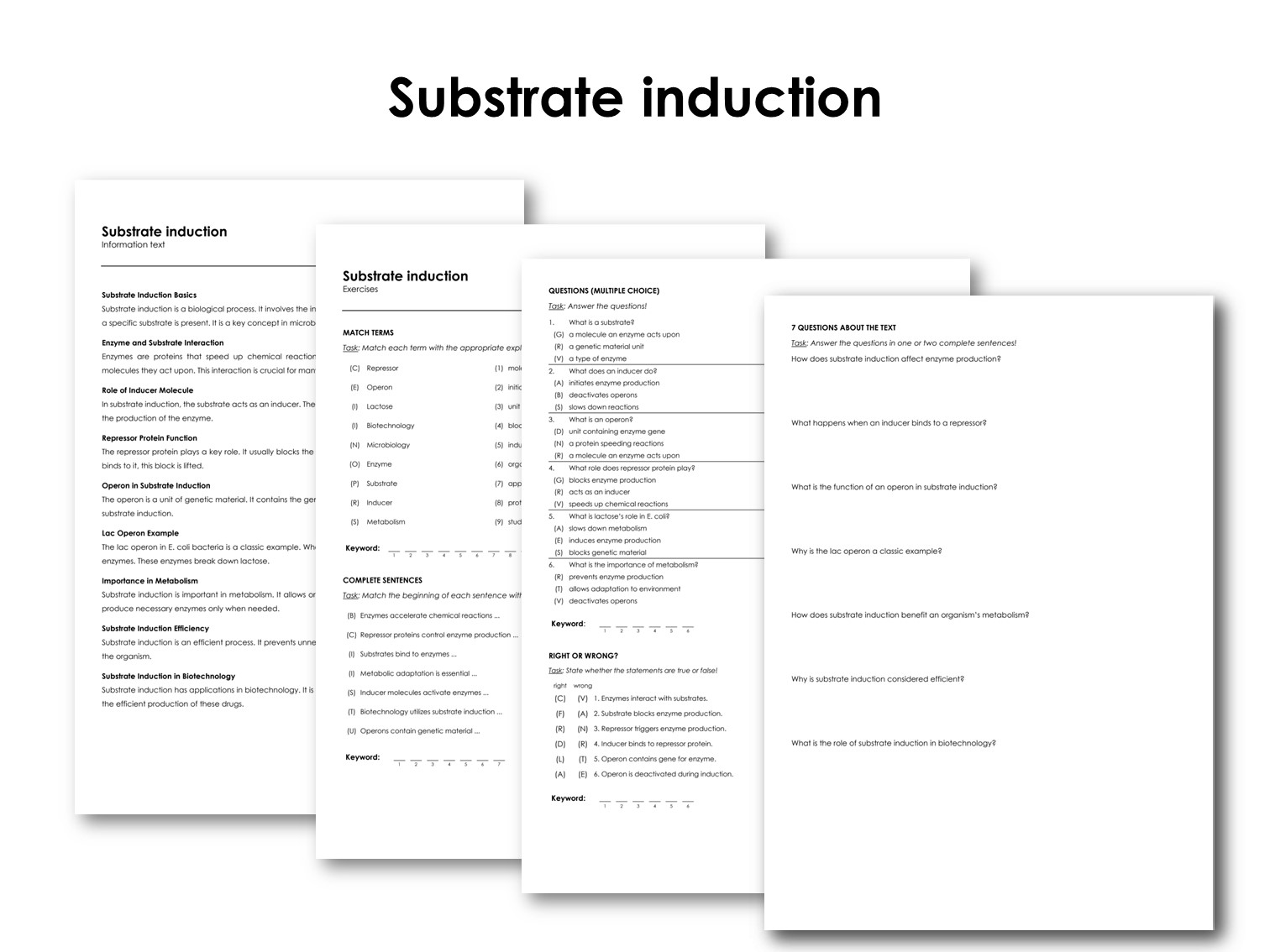 Substrate induction