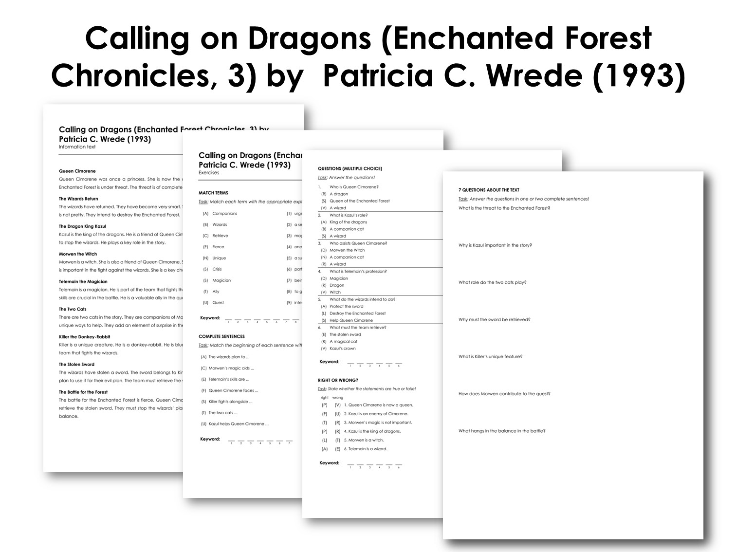 Calling on Dragons (Enchanted Forest Chronicles, 3) by  Patricia C. Wrede (1993)