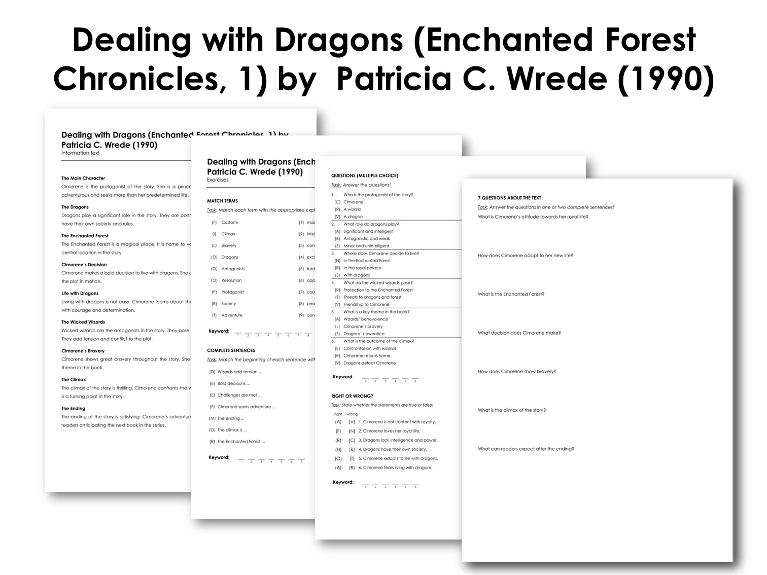 Dealing with Dragons (Enchanted Forest Chronicles, 1) by  Patricia C. Wrede (1990)