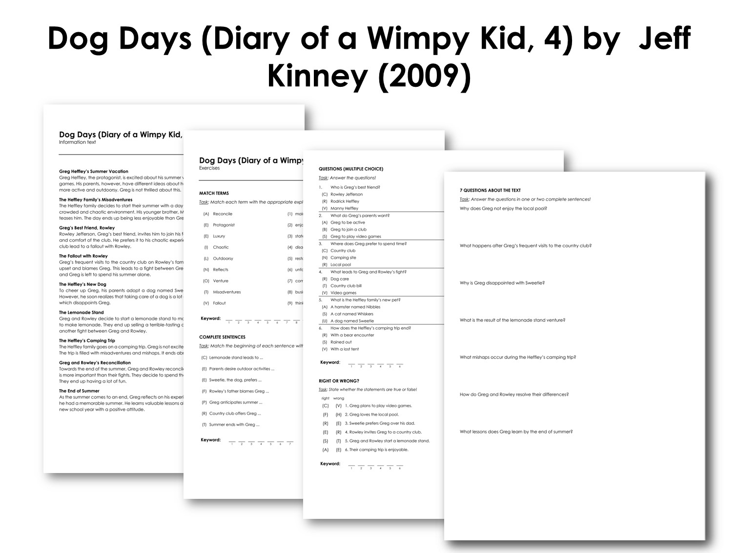 Dog Days (Diary of a Wimpy Kid, 4) by  Jeff Kinney (2009)