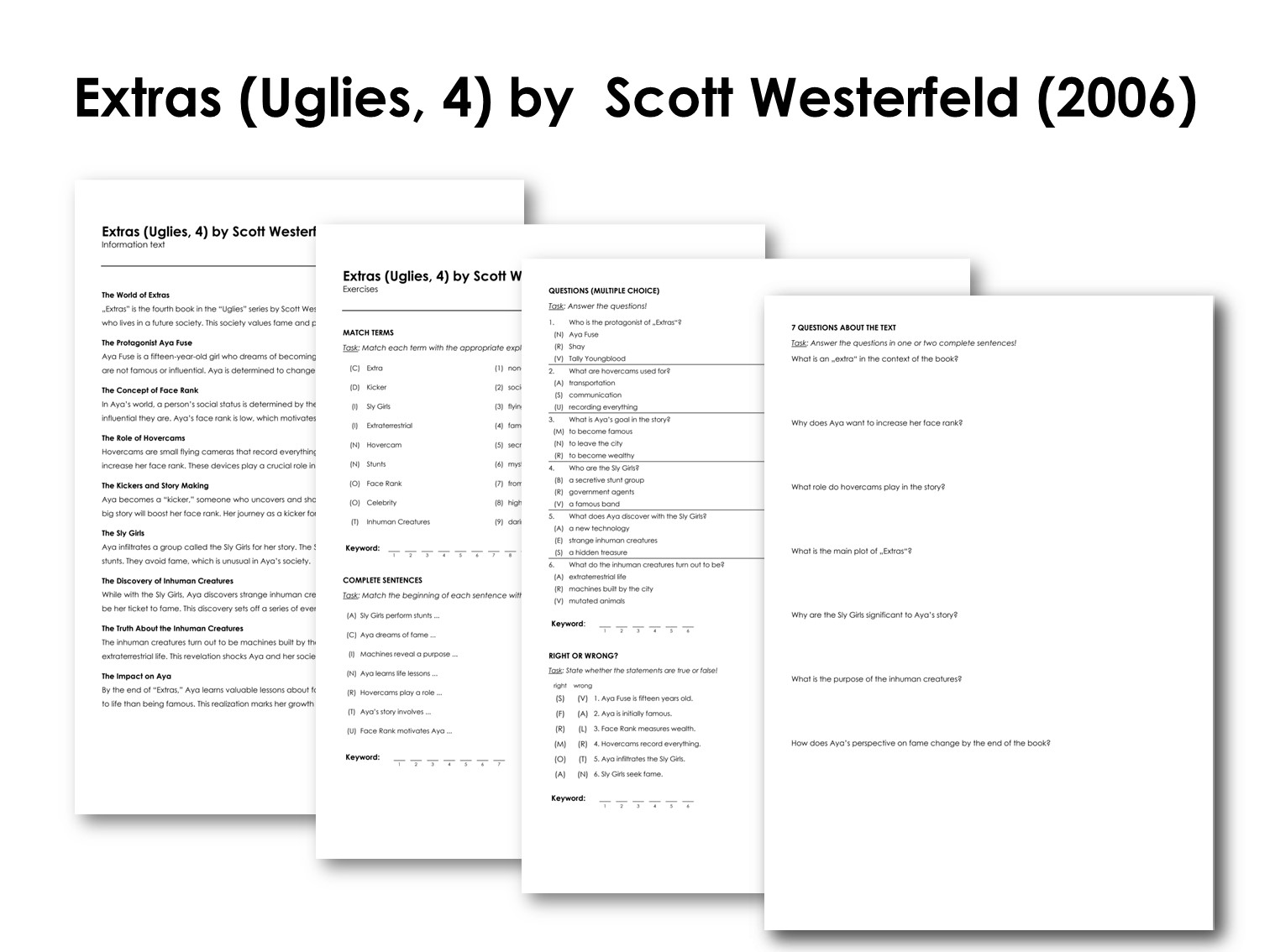 Extras (Uglies, 4) by  Scott Westerfeld (2006)