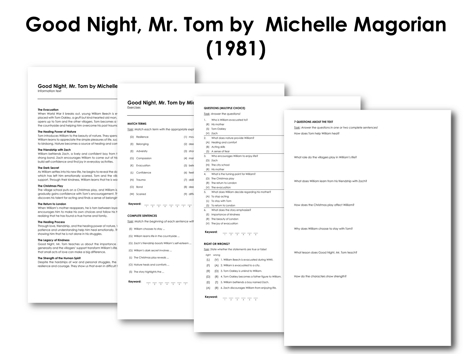 Good Night, Mr. Tom by  Michelle Magorian (1981)