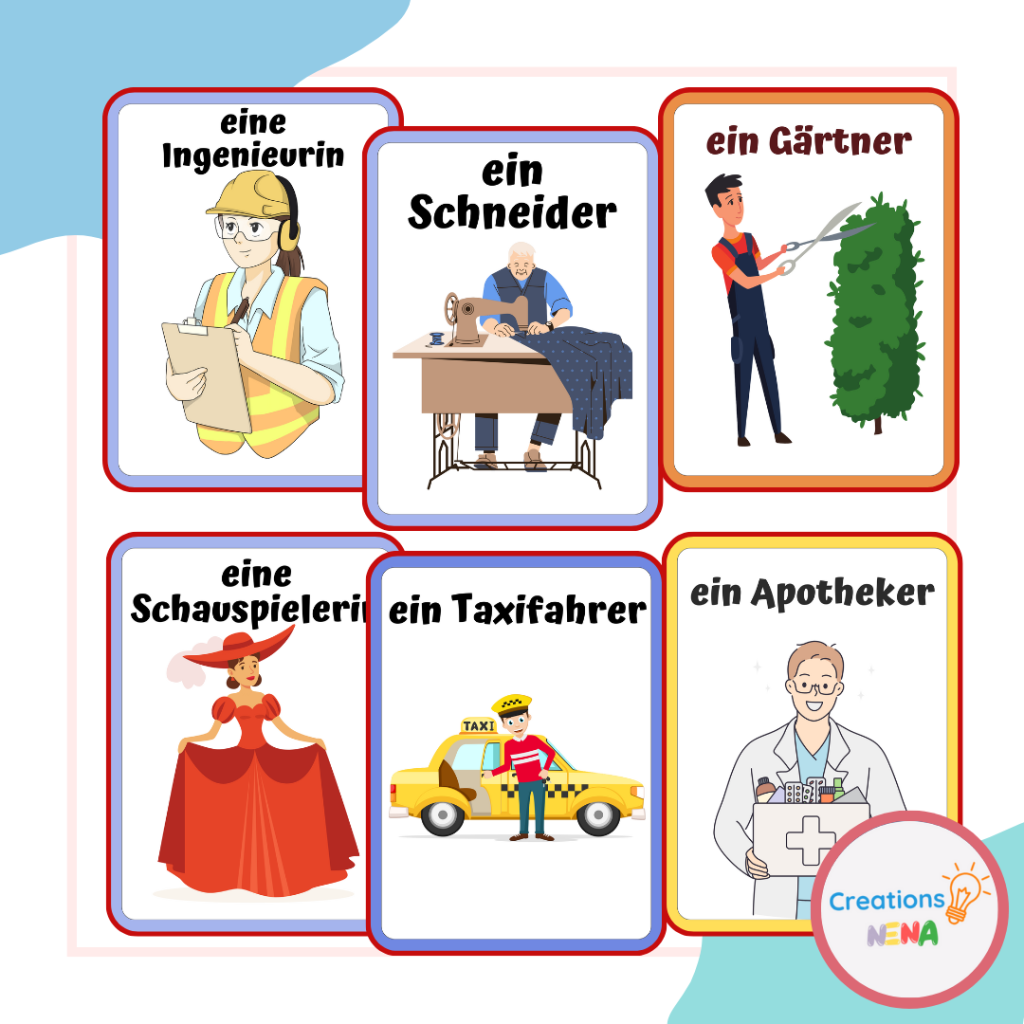 Community Helpers in German - Made By Teachers