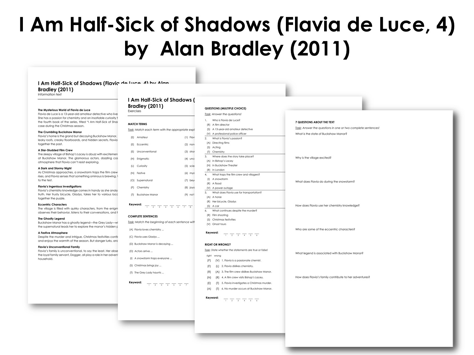 I Am Half-Sick of Shadows (Flavia de Luce, 4) by  Alan Bradley (2011)