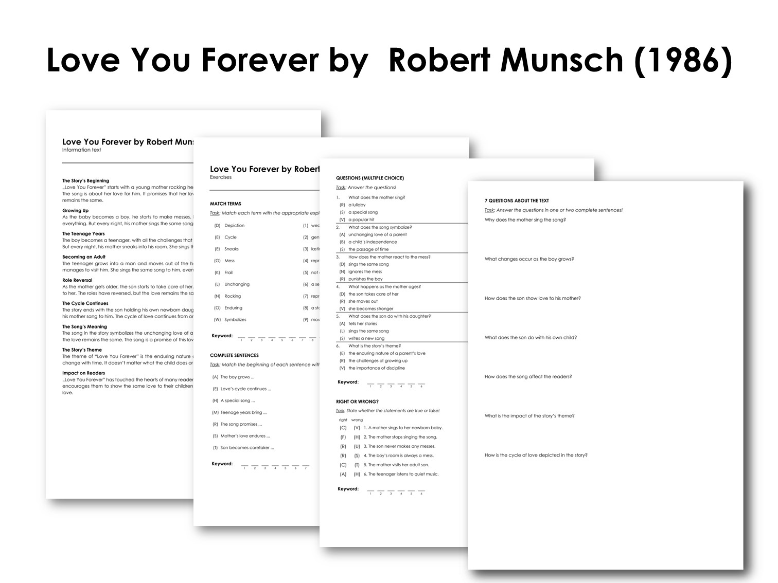 Love You Forever by  Robert Munsch (1986)