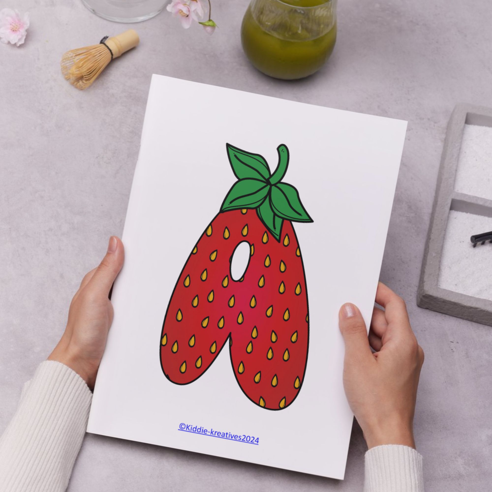 Sweeten Your Space: Creative Strawberry Craft Letters and Editable Wall Decor