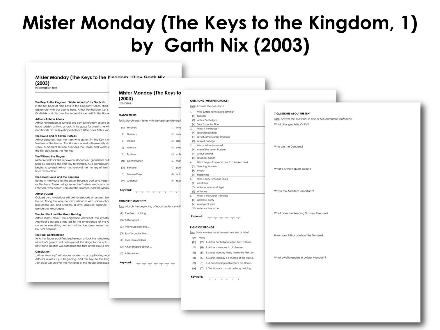 Mister Monday (The Keys to the Kingdom, 1) by  Garth Nix (2003)