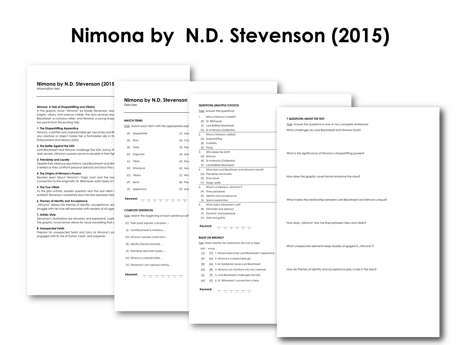 Nimona by  N.D. Stevenson (2015)