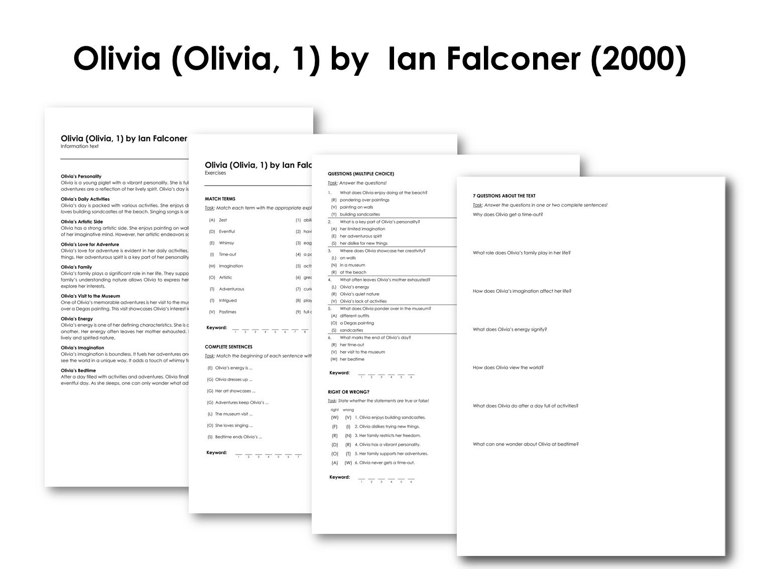 Olivia (Olivia, 1) by  Ian Falconer (2000)
