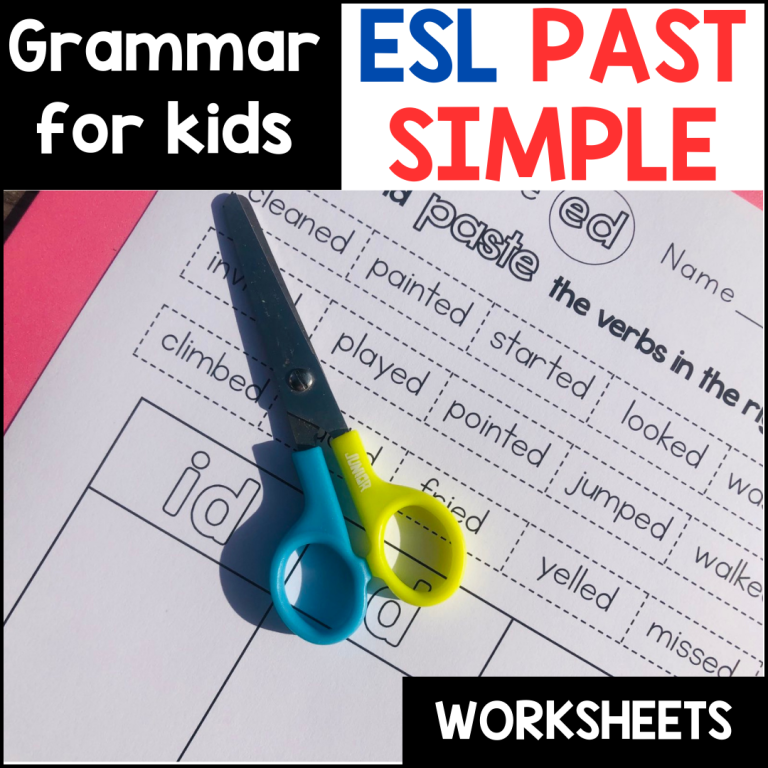 ESL Past Simple Tense Regular Verbs Worksheets - Made By Teachers