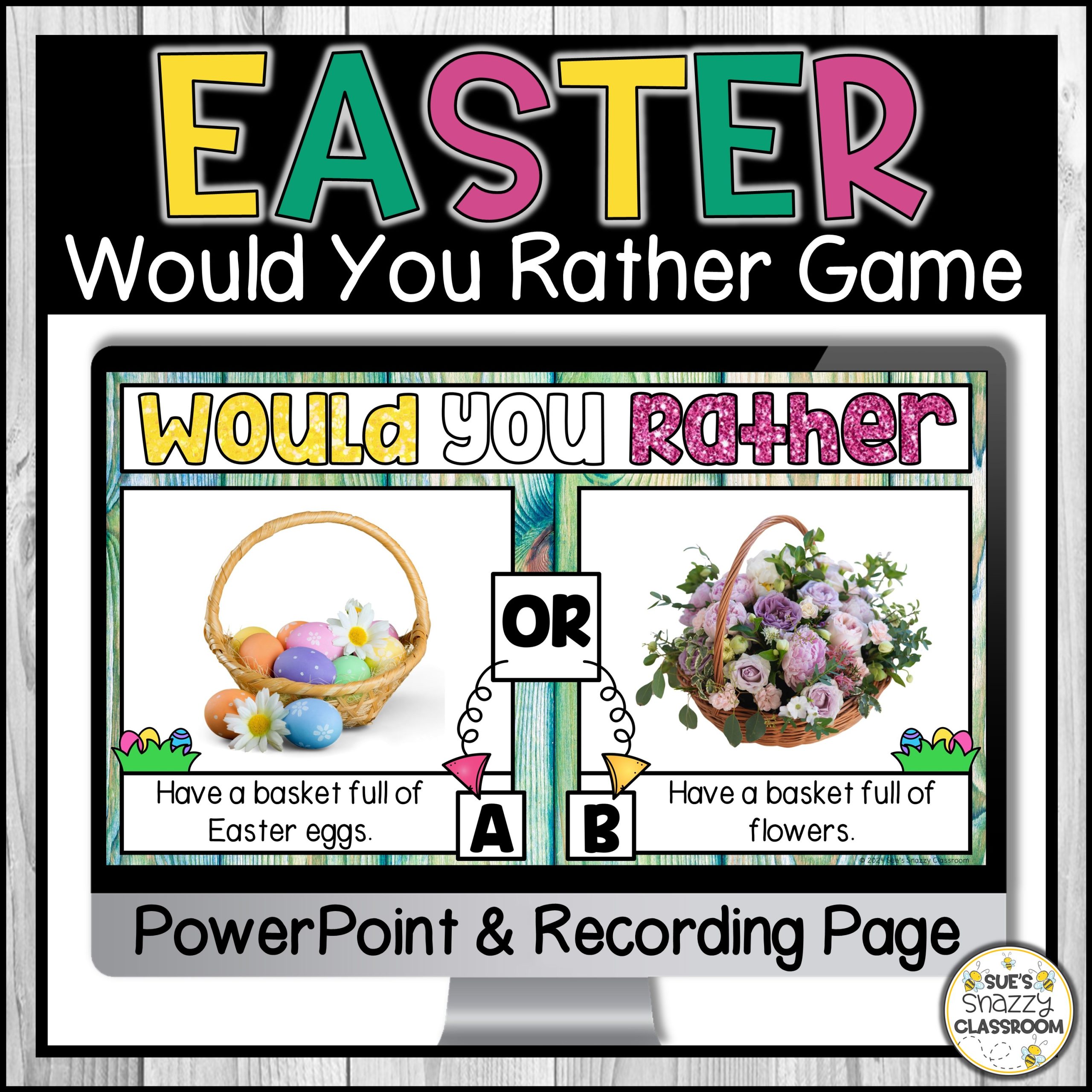 Easter Would You Rather Games - This or That - Brain Break Activity