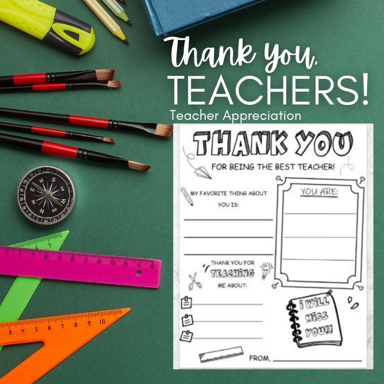 End of the year Appreciation letter from Student to Teacher