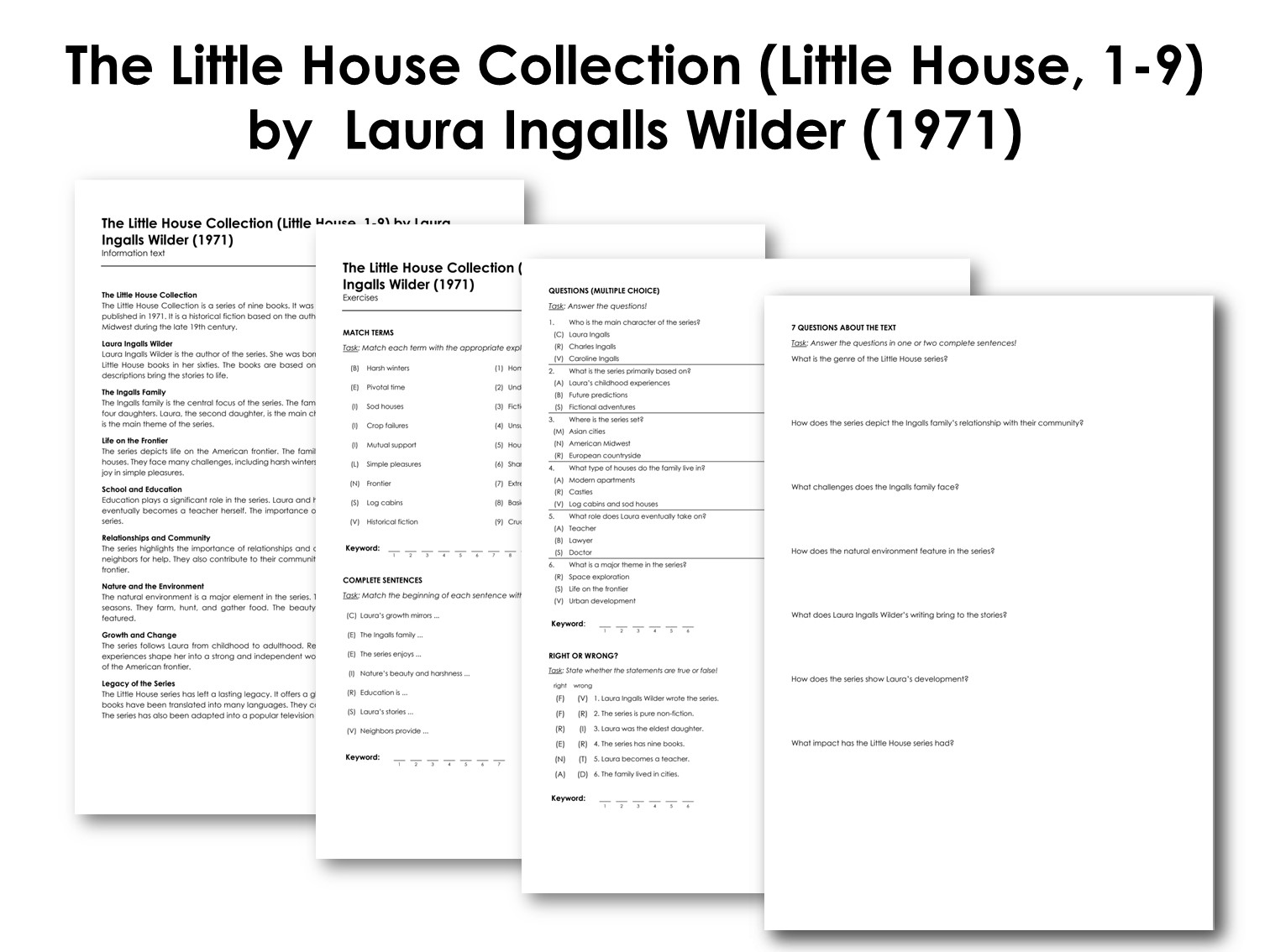 The Little House Collection (Little House, 1-9) by  Laura Ingalls Wilder (1971)