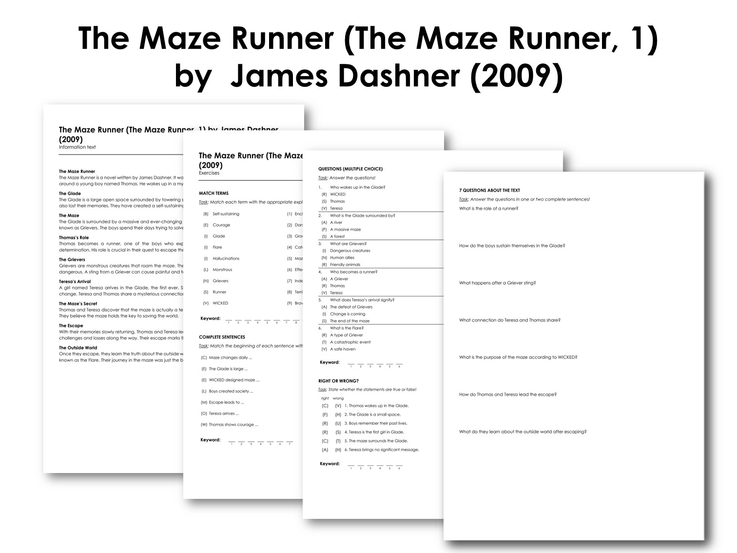The Maze Runner (The Maze Runner, 1) by  James Dashner (2009)