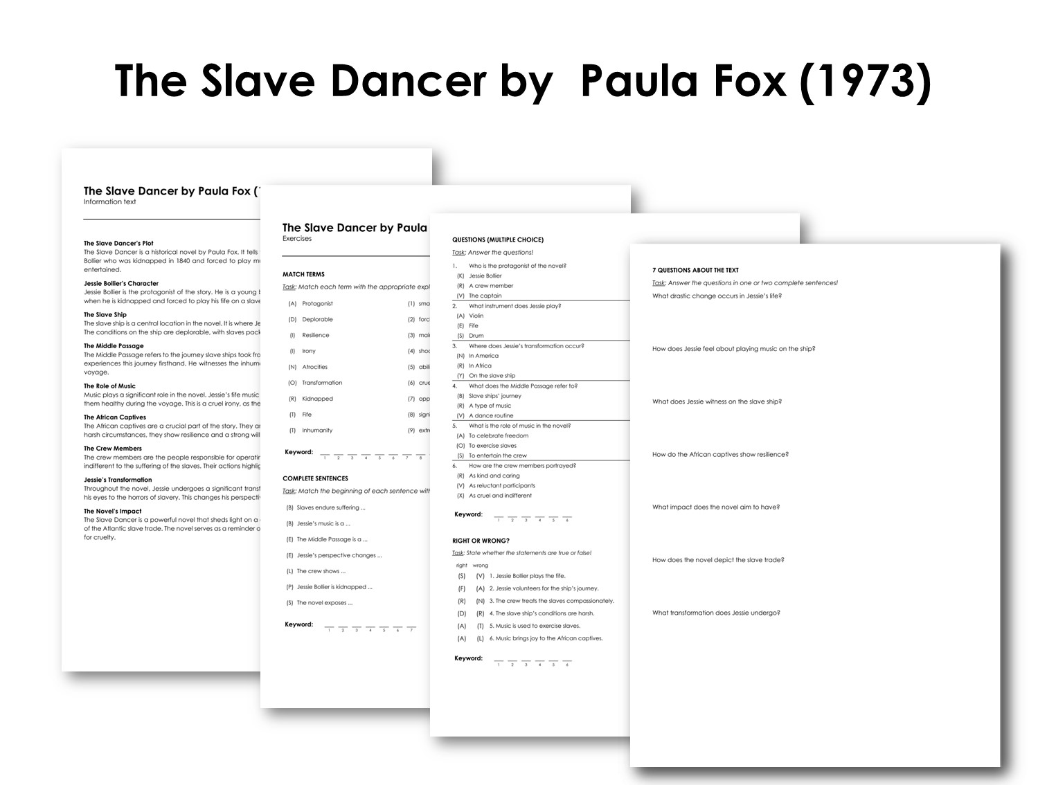 The Slave Dancer by  Paula Fox (1973)