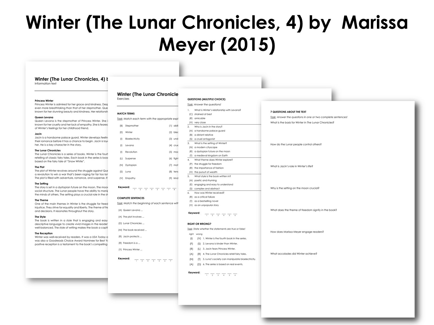 Winter (The Lunar Chronicles, 4) by  Marissa Meyer (2015)