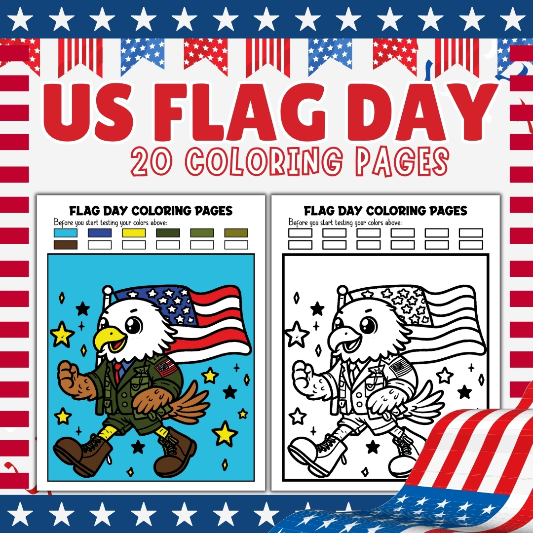 Memorial day activities: Patriotic Heart Paper Craft Us military american flag
