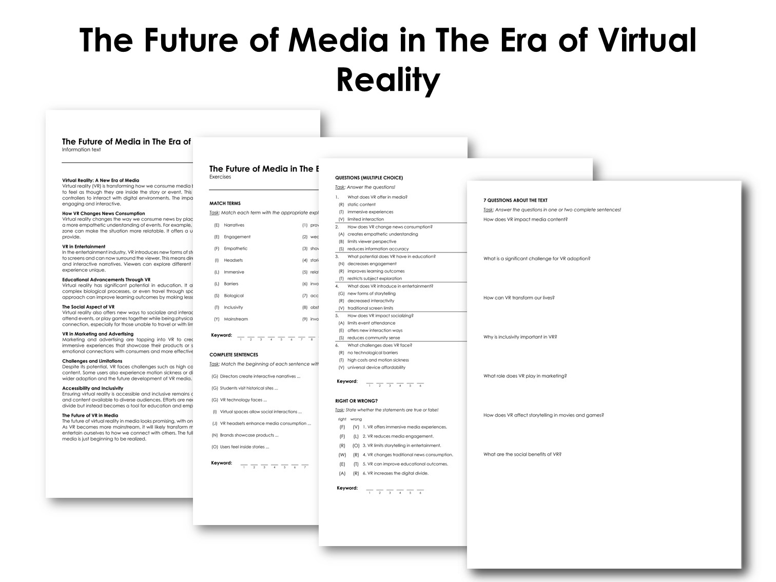 The Future of Media in The Era of Virtual Reality