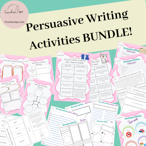 Persuasive Texts ACTIVITIES BUNDLE | Opinion Writing INTERACTIVE ...