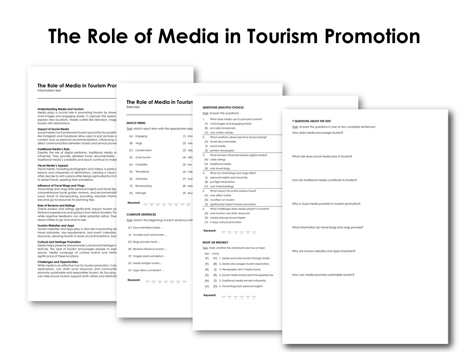 The Role of Media in Tourism Promotion