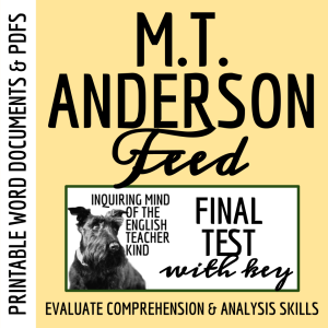 Feed by M.T. Anderson Test and Answer Key