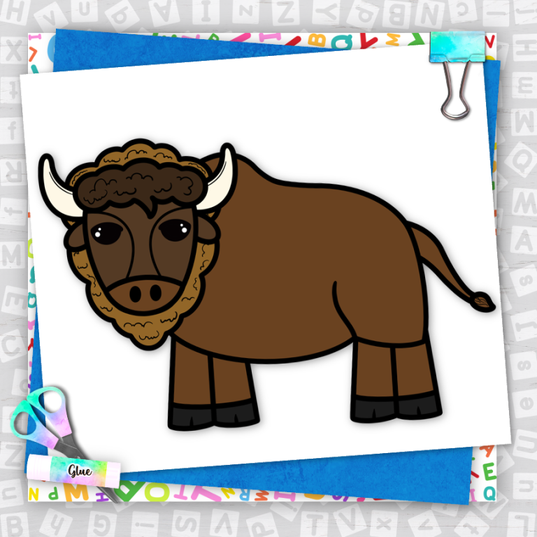 Bison Craft | Buffalo Craft | Kansas Oklahoma Wyoming State Symbols ...