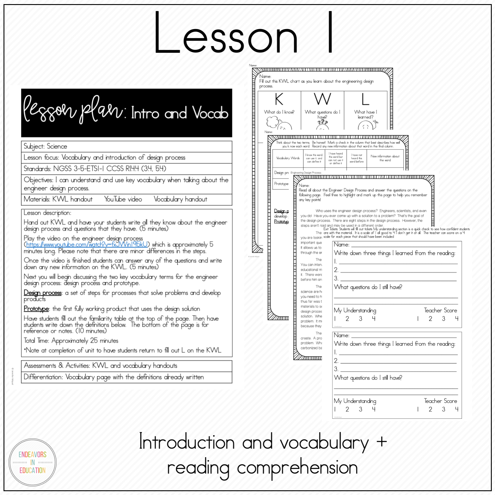 Engineering Design Process Worksheets and STEM Activities | Made By ...