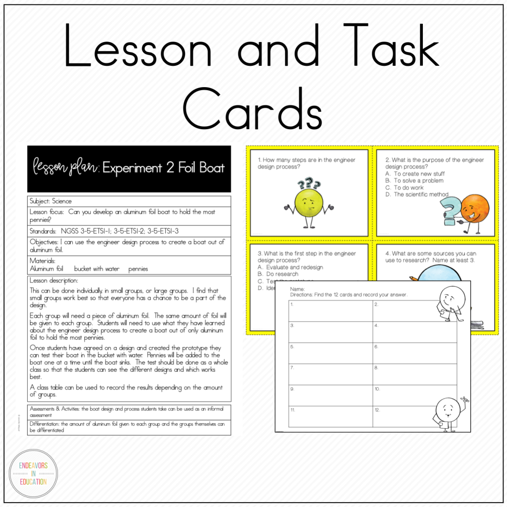 Engineering Design Process Worksheets and STEM Activities - Made By ...