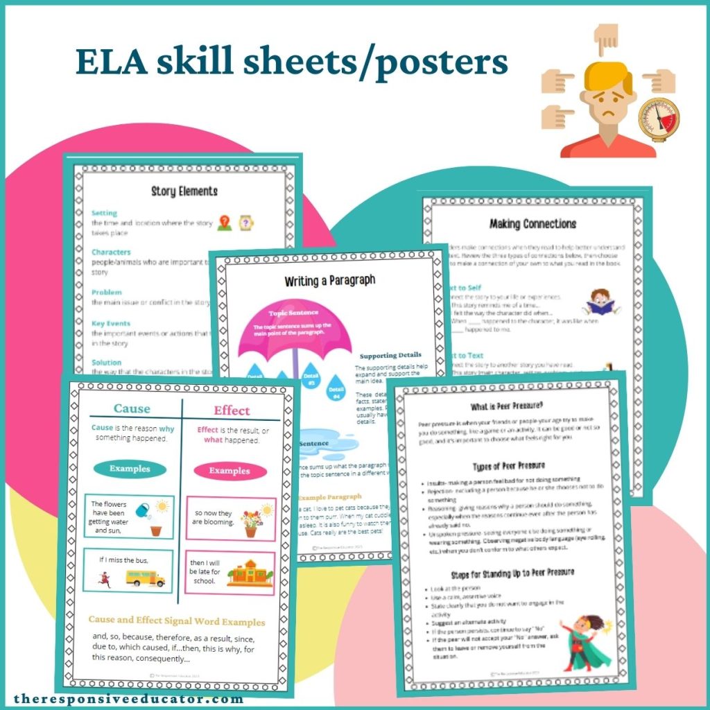 Peer Pressure Gauge Interactive Read Aloud Lesson Plan ELA SEL ...