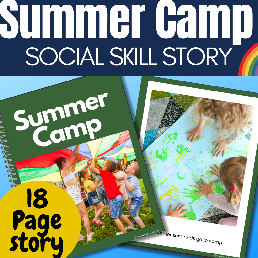 Going to Summer Camp Autism Social Skill Story