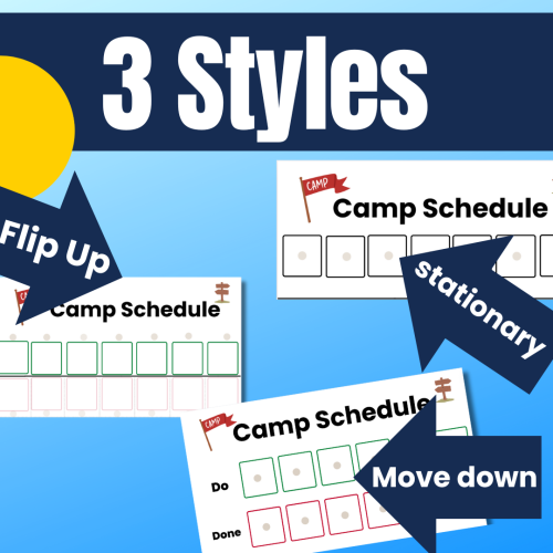 Summer Camp Autism Bundle Camp Social Skill Story & Visual Schedule ...