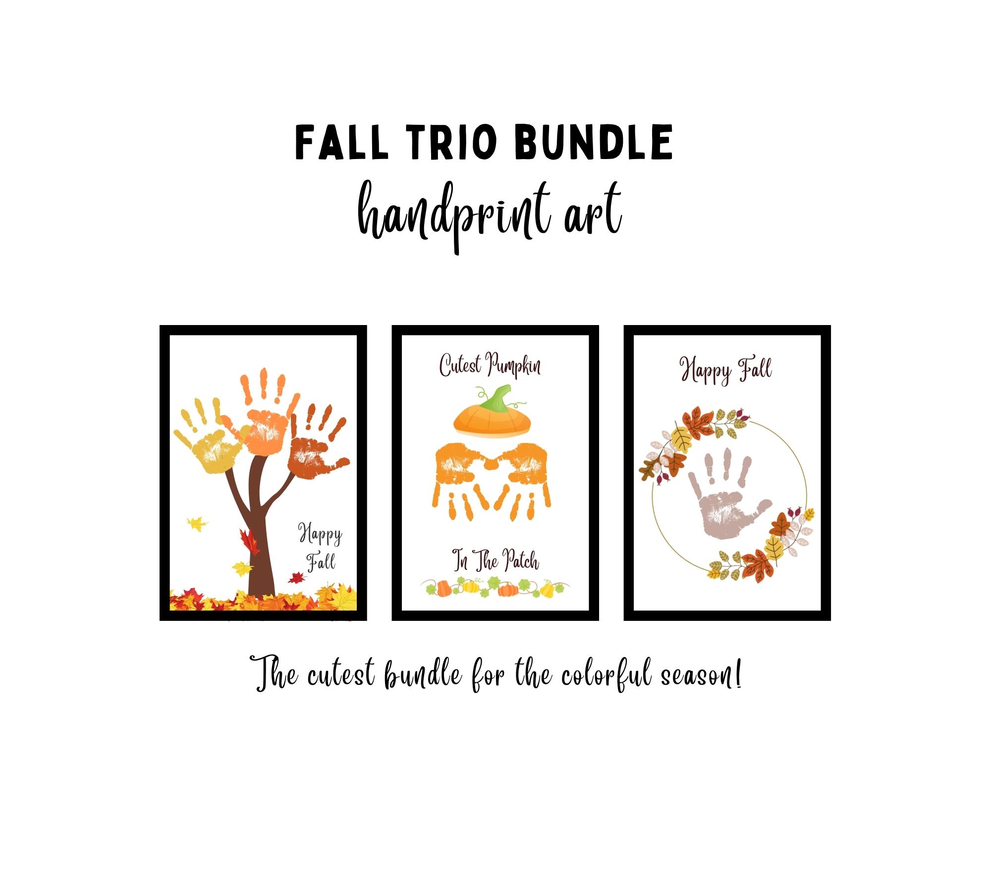 Fall Handprints Art Craft Printable Template / Fall Craft / Autumn (Copy)