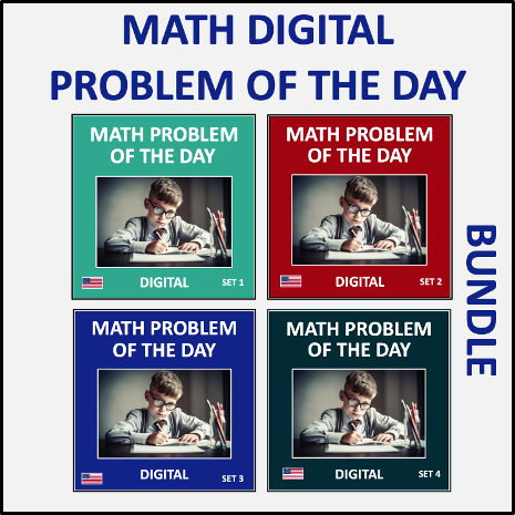 Math Digital Problem of the Day Bundle