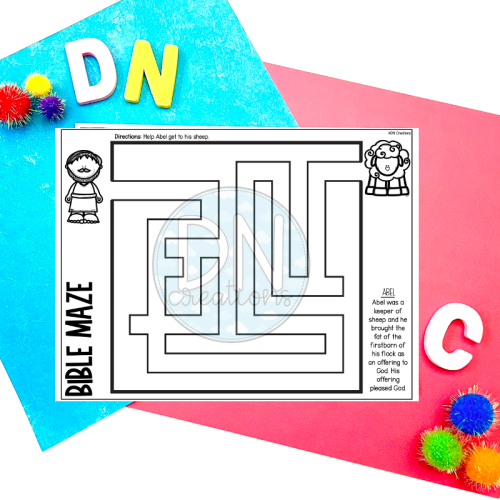 Cain and Abel Activity Bundle for Daniel 6 Sunday School Bible Lesson ...
