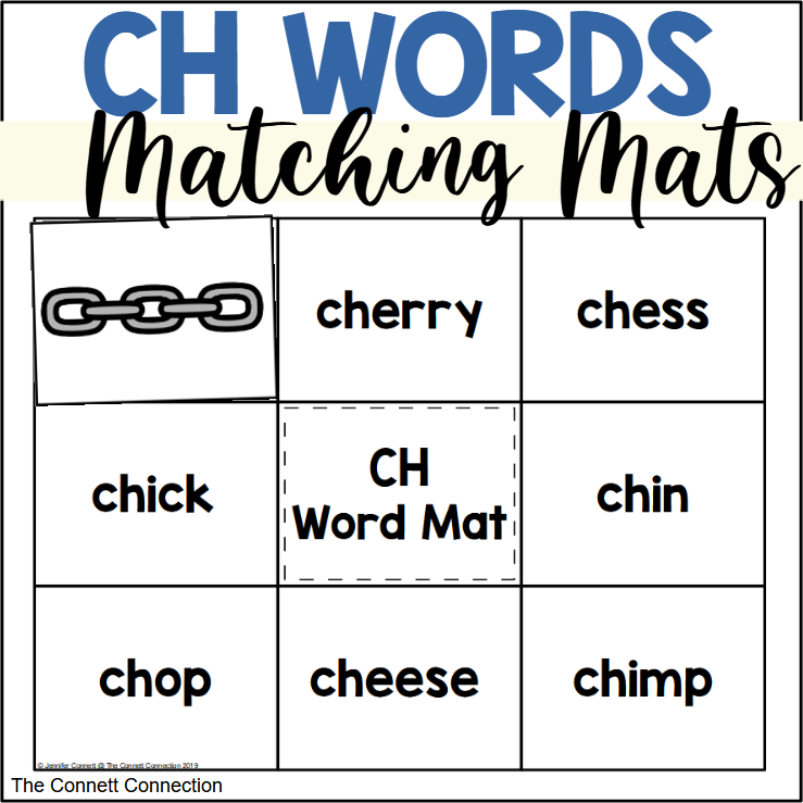 Digraph CH Words Matching Mats